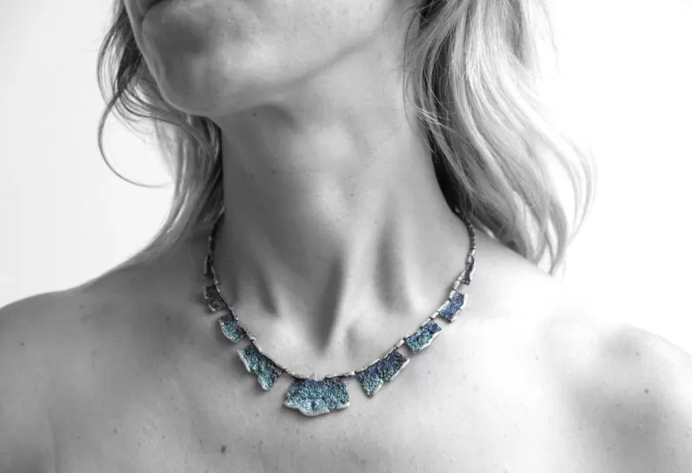Formentera-blaue Kette Intenzza