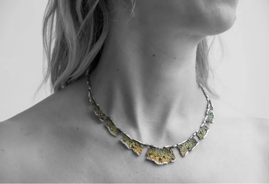 Collar Intenzza verd Liquen
