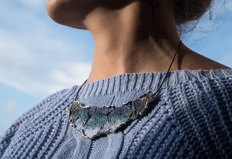 Formentera-blue Intenzza big necklace