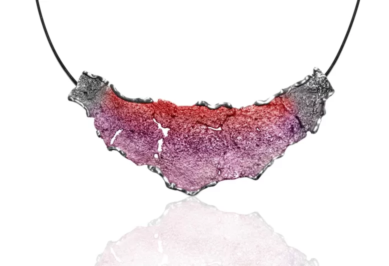 Collar Intenzza gran vermell