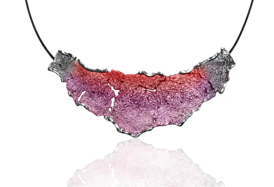 Collar Intenzza gran vermell