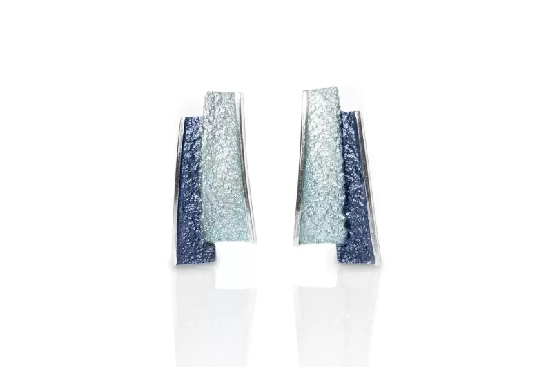 Medium Formentera-blue Troia earrings