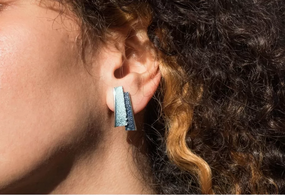 Medium Formentera-blue Troia earrings