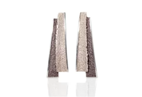 Big grey Troia earrings