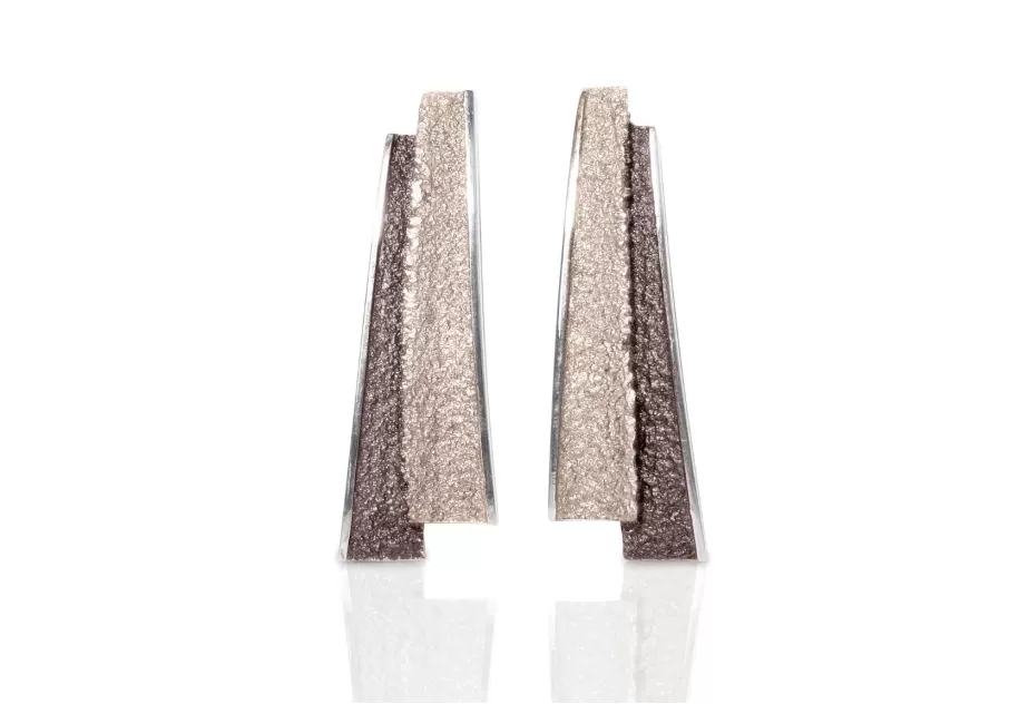 Big grey Troia earrings