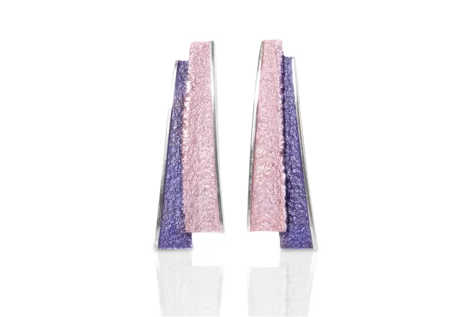 Pendientes Troia Violetas Grandes
