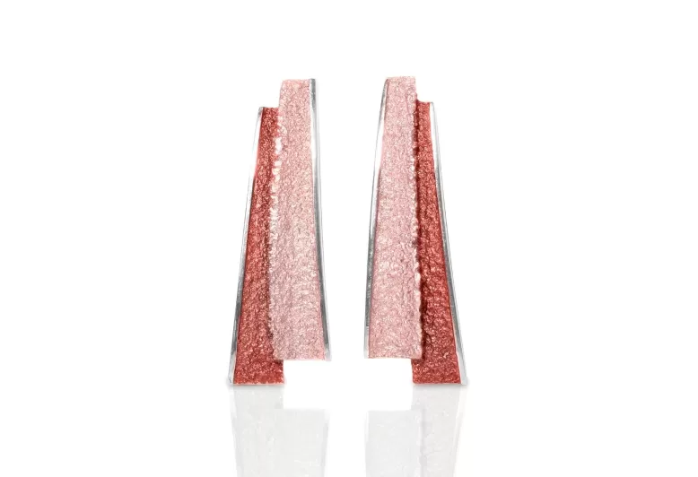 Big red Troia earrings