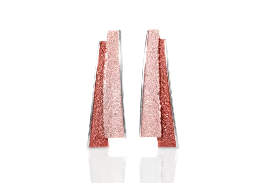 Big red Troia earrings