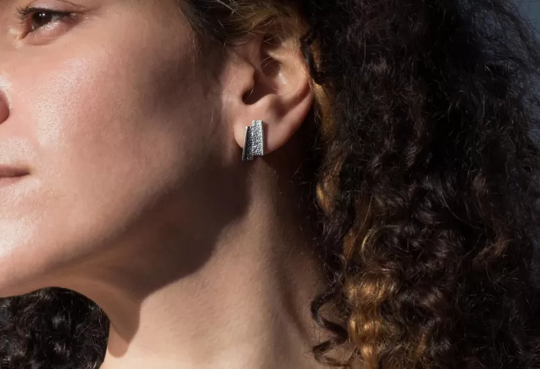 Pendientes Troia Grises Pequeños