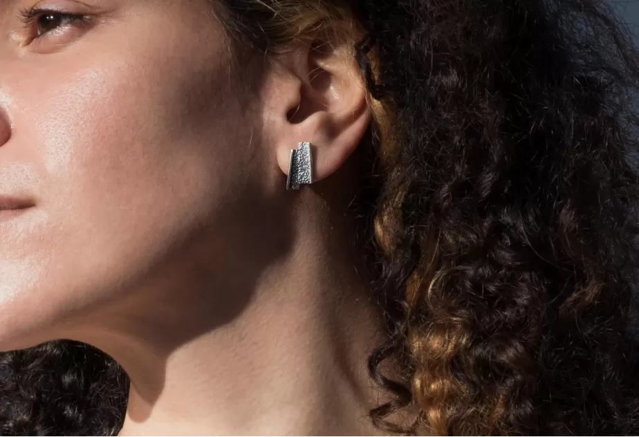 Pendientes Troia Grises Pequeños