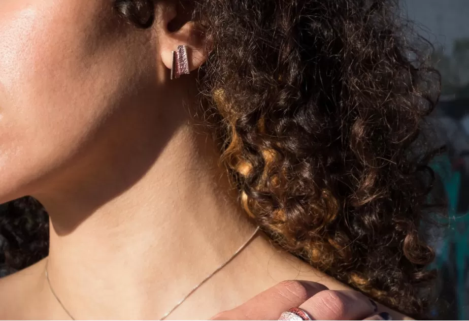 Pendientes Troia Rojos Pequeños