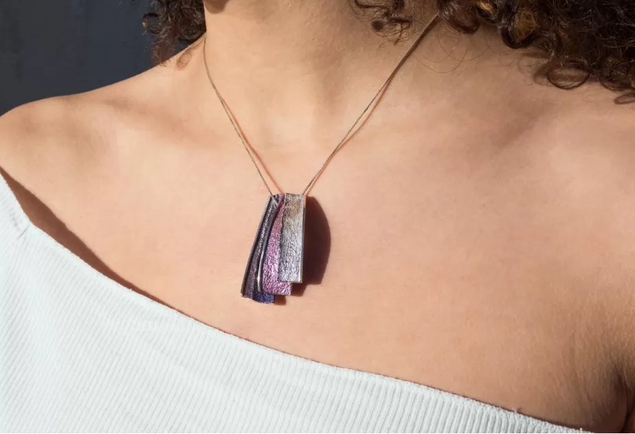 Colgante Troia Grande Violeta