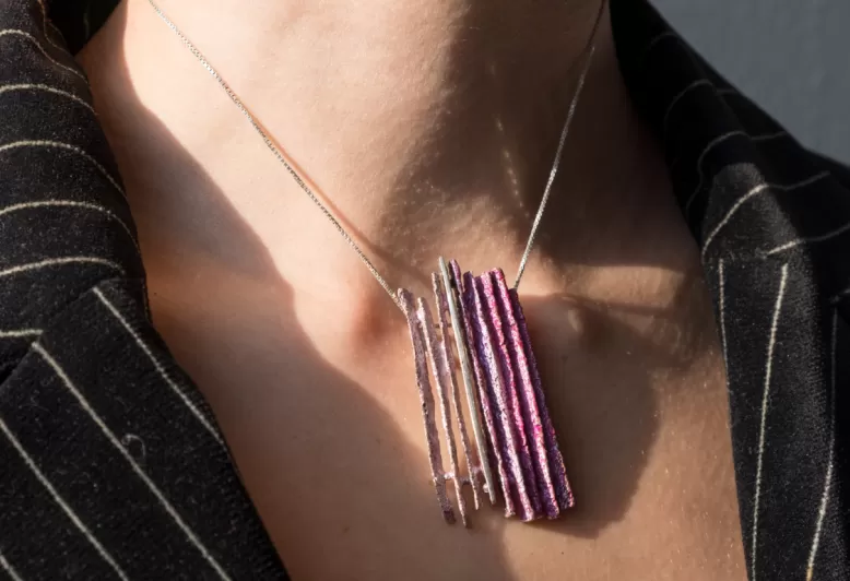Big pink Junc pendant