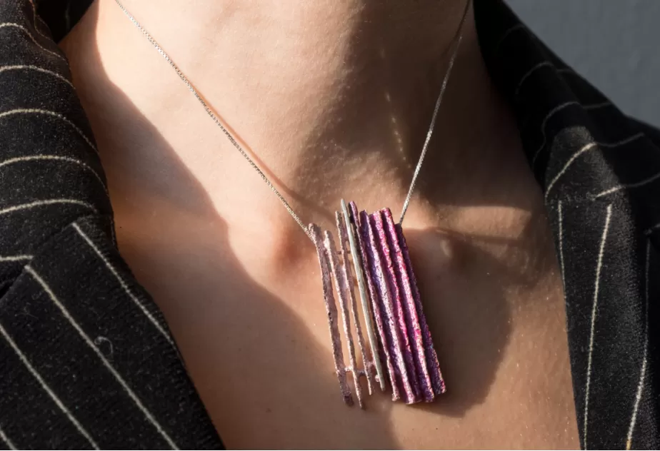 Big pink Junc pendant