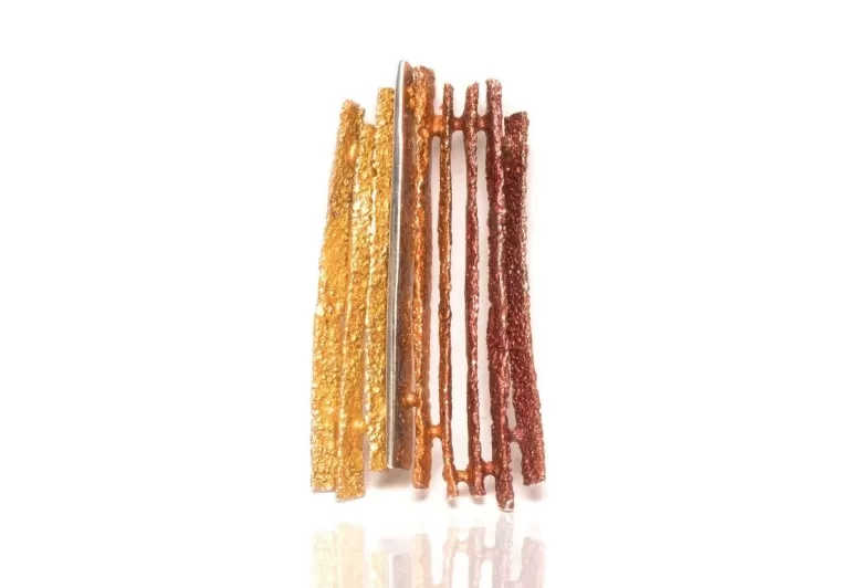 Big ochre Junc pendant