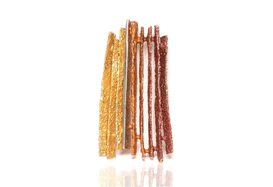 Big ochre Junc pendant