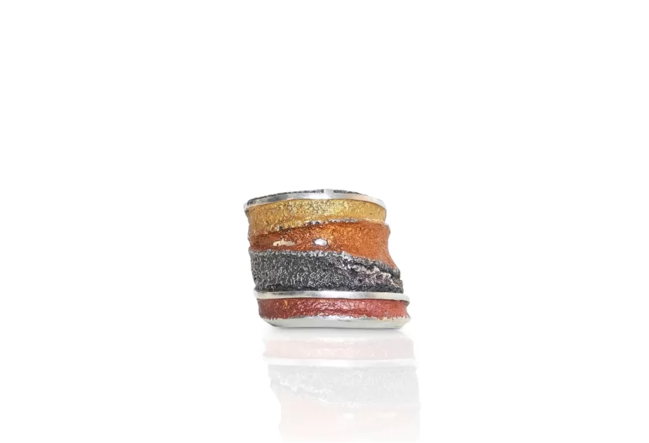 Anillo Sinera Grande Ocre