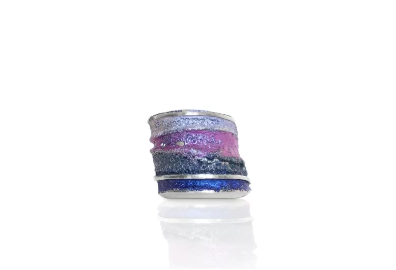 Anillo Sinera Grande Violeta
