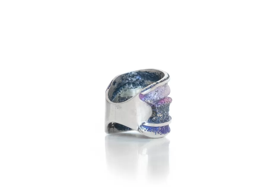 Anillo Sinera Grande Violeta
