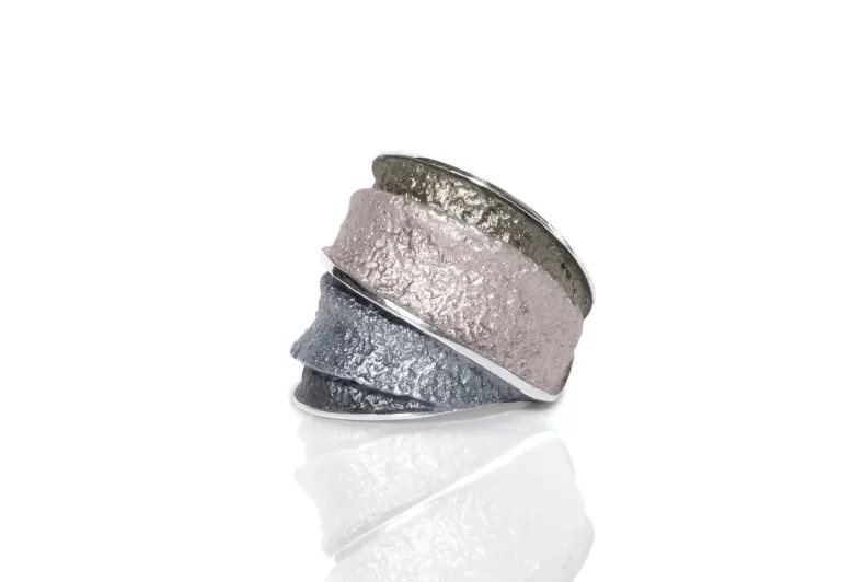 Anillo Troia Grande Gris