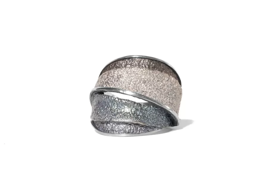 Anillo Troia Grande Gris