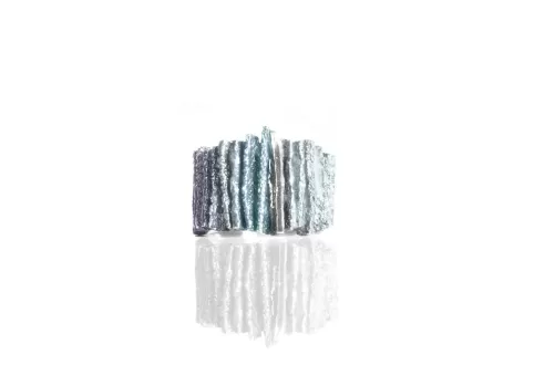Formentera-blue Junc medium ring