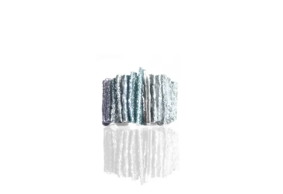 Formentera-blue Junc medium ring