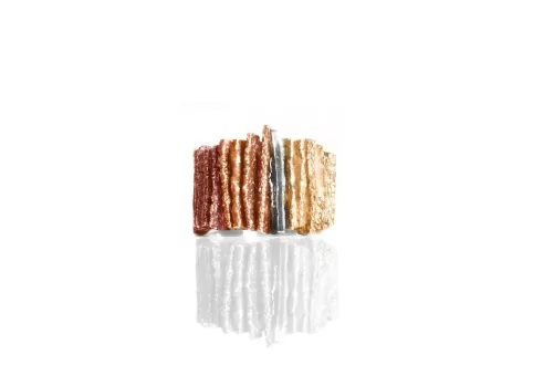 Ochre Junc medium ring