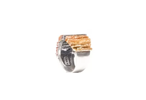 Ochre Junc medium ring 2