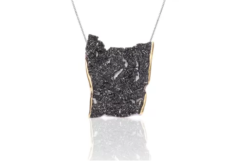 Intenzza GoldenBlack big pendant