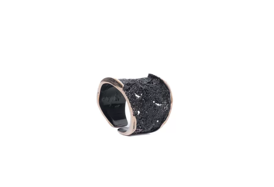 Intenzza GoldenBlack big ring