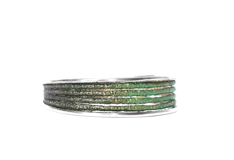 Pulsera Dynamic verde esmeralda