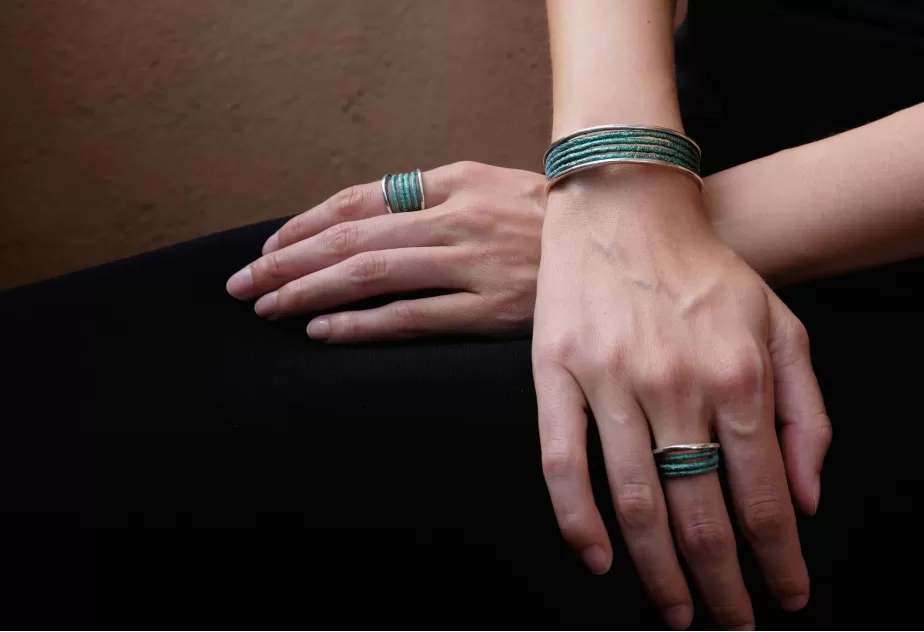 Dynamic Maragda green bracelet