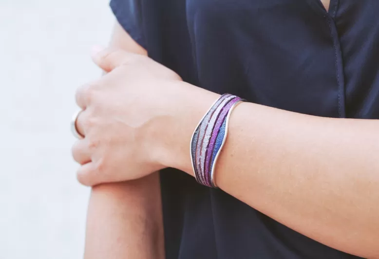 Bori violet bracelet