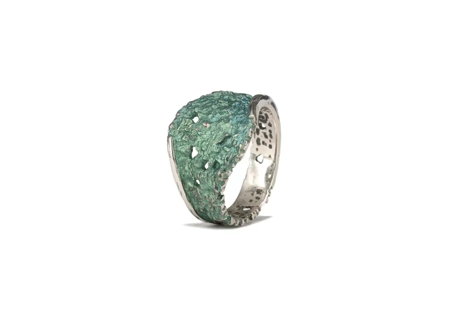 Symphony jade green  ring