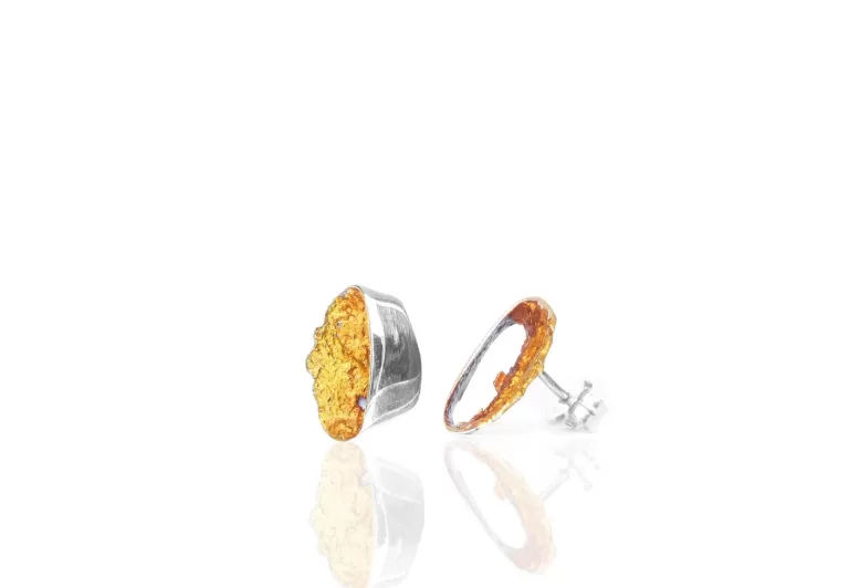 Gala ochre small earrings