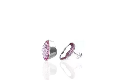 Gala red small earrings