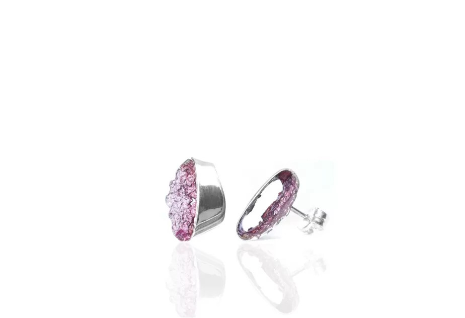 Pendientes Gala rojos pequeños