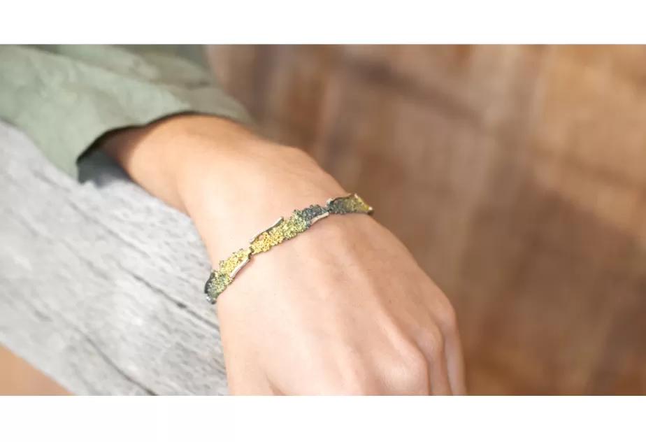 Polsera Intenzza 5 peces verd liquen