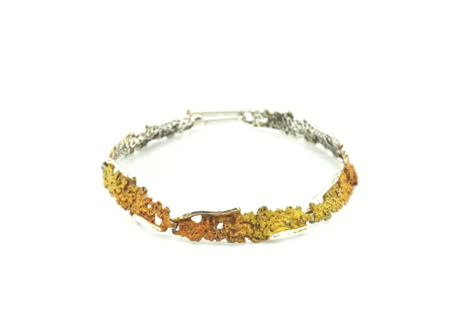 Ockerfarbenes Armband Intenzza mit 5 Gliedern
