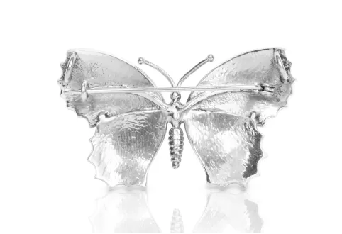 Large Black-Colorful Butterfly Brooch 2