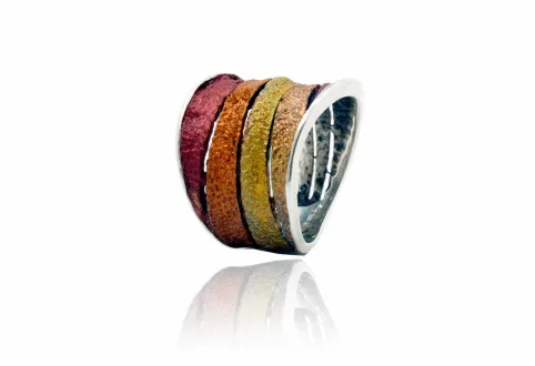 Anillo Bori Grande Ocre